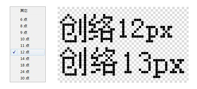 為什么中文網(wǎng)站上13px大小的字體使用的比較少